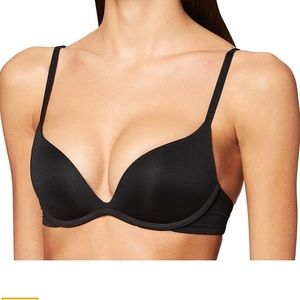 Iris & Lilly Women's Wirefree Push Up Microfiber Bra Size 34D